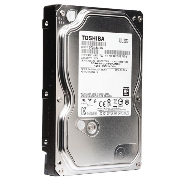 Ổ CỨNG HDD TOSHIBA 1TB CHÍNH HÃNG