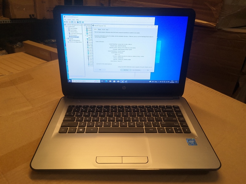 Laptop HP Notebook 14-am065TU (Celeron N3060 1.60Ghz, Ram 4g, SSD 128G, 14")