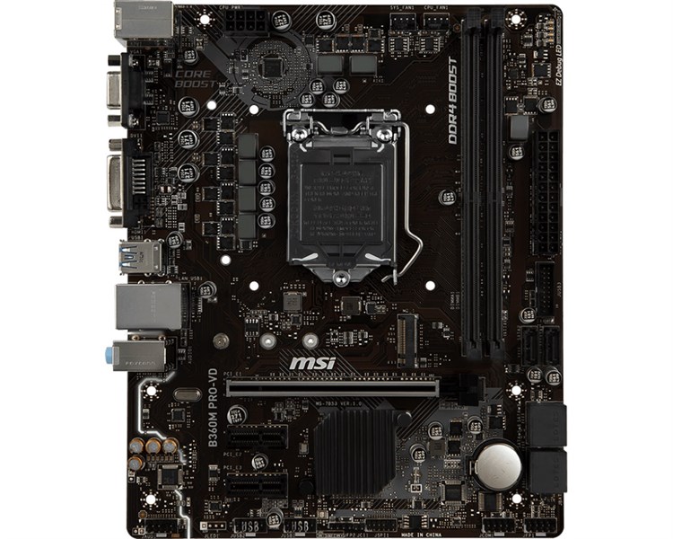 MAINBOARD MSI B360 PRO VD UC