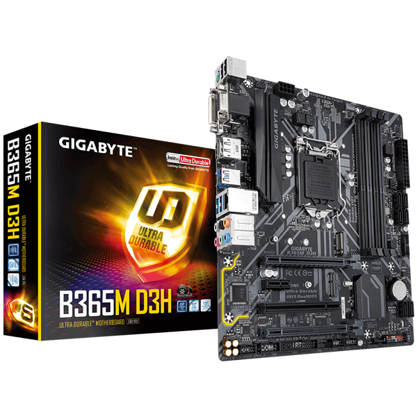 MAINBOARD GIGABYTE B365M D3H MỚI