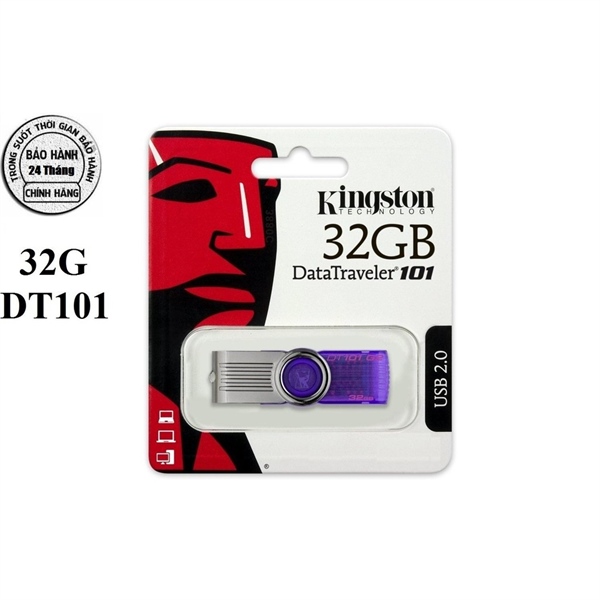 Usb Kingston DataTraveler 101 DT101 - 32GB Mới