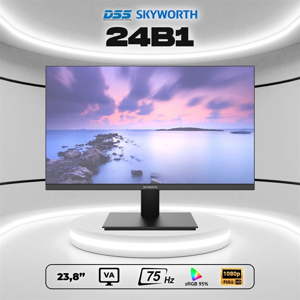 Màn Hình skyworth 24b1/FULL HD/ VA/ 75Hz