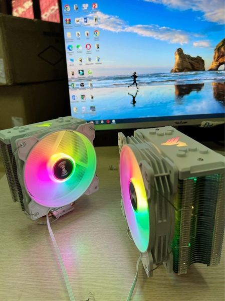 Tản Nhiệt Khí, Fan CPU TOMATO AM-6200 Led RGB