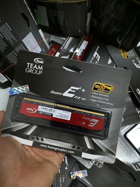 RAM DDR3 TEAM ELITE PLUS 8GB/1600MHz TẢN NHIỆT MỚI