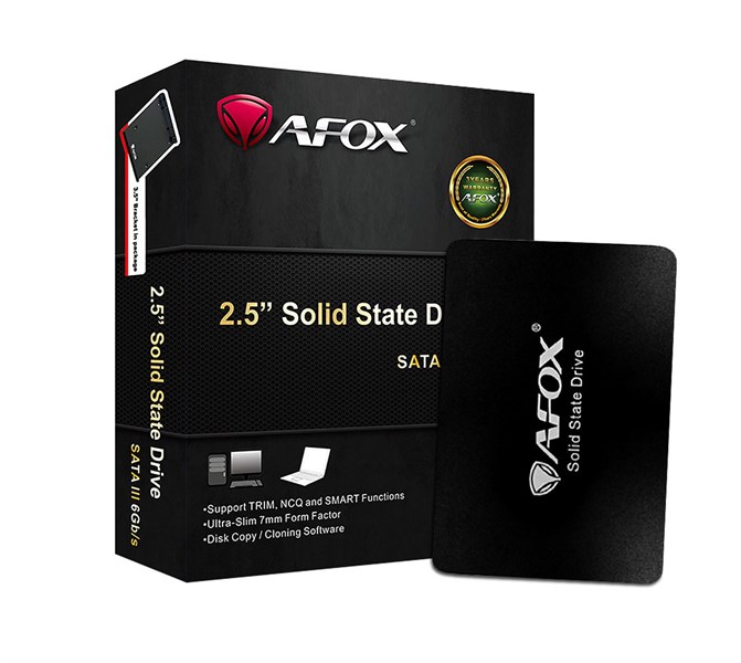 Ổ CỨNG SSD AFOX 120G 2.5'' CHÍNH HÃNG MỚI