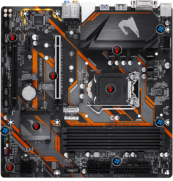 MAINBOARD GIGABYTE B365M AORUS ELITE Cũ
