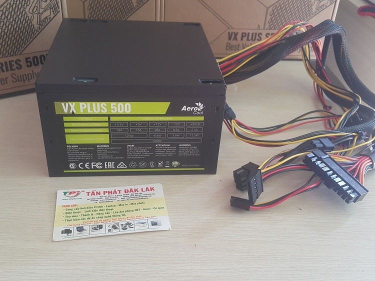 NGUỒN 500W AEROCOOL VX PLUS cũ