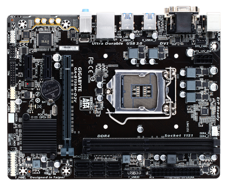 MAINBOARD GIGABYTE B150M - D2V CŨ