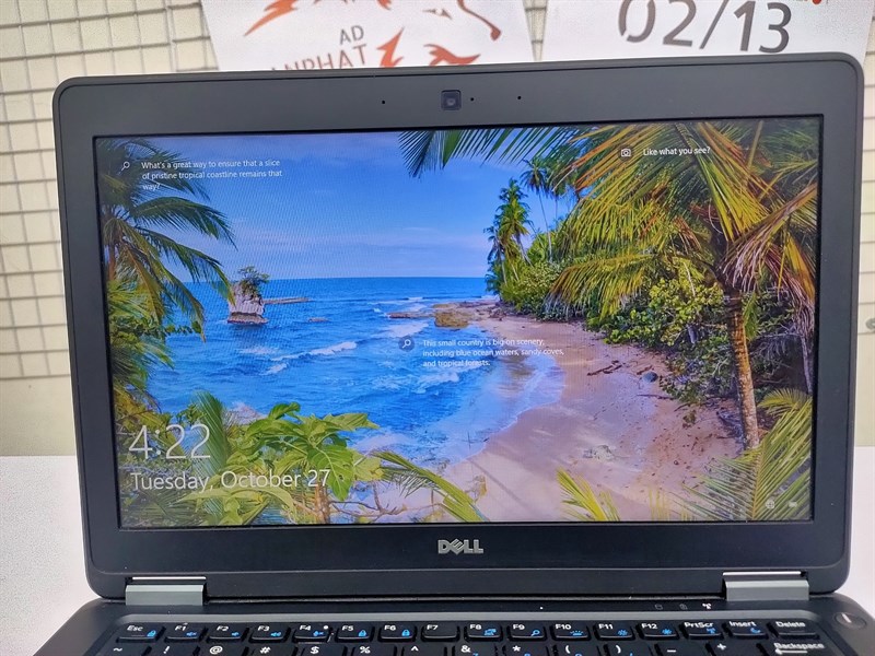 LAPTOP DELL LATITUDE E7250 (CORE I5-5300U, RAM 8GB, MSATA 128GB, MÀN HÌNH 13")