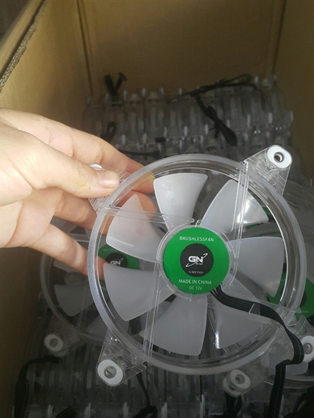 BỘ 3 FAN LED RGB 2 MẶT GNET F100 + HUB + REMOTE