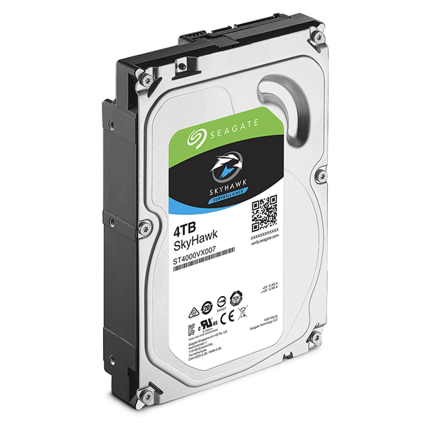 Ổ cứng HDD Seagate SkyHawk 4TB 3.5 inch 5900RPM, SATA3 6GB/s, 64MB Cache Mới Chính Hãng