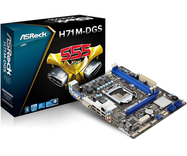 MAINBOARD ASROCK H71M-DGS