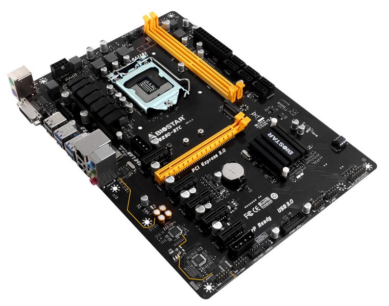 MAINBOARD BIOSTAR H110M-BTC CŨ