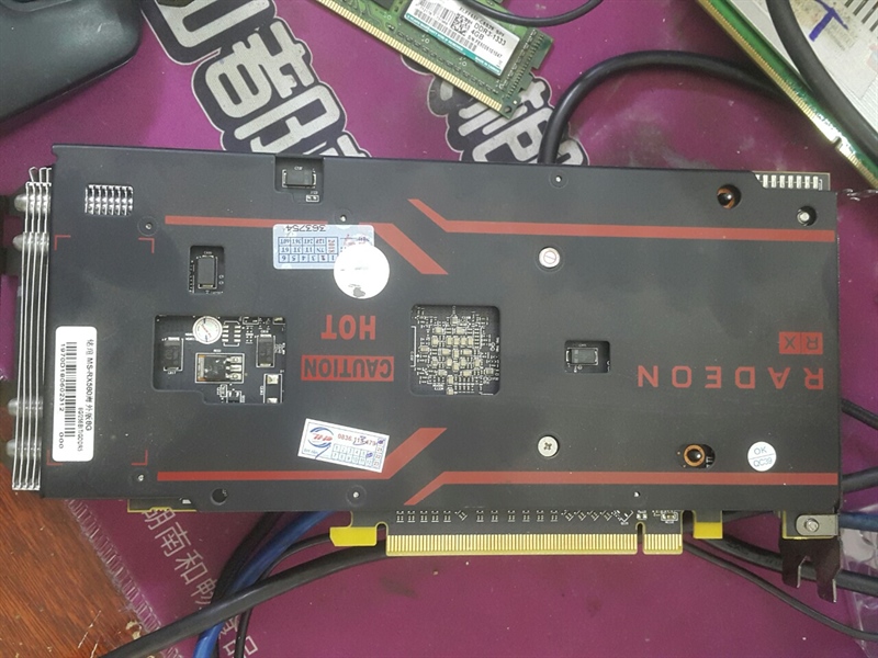 CARD VGA MAXSUN RX580 8G D5 2 FAN CŨ