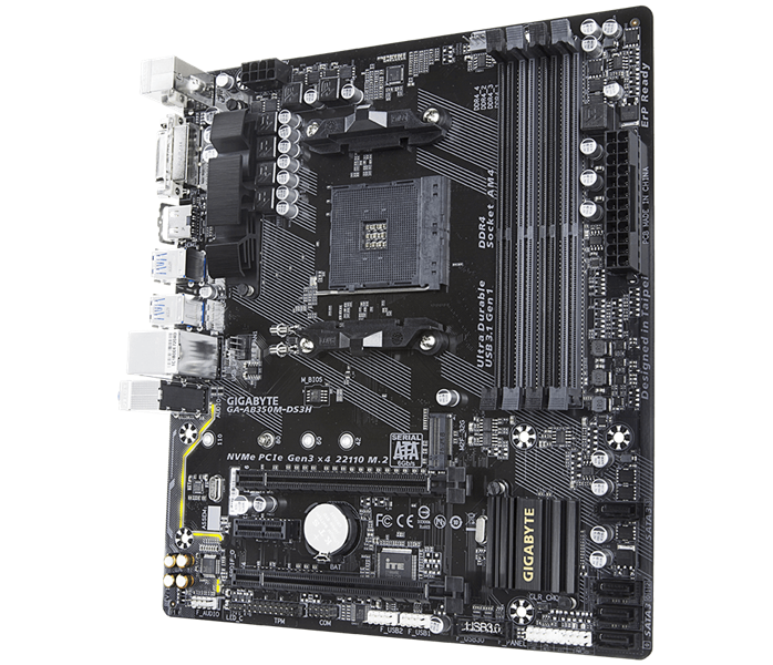 MAINBOARD GIGABYTE GA-AB350M-DS3H MỚI