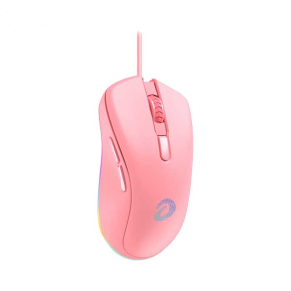 Chuột Dare-U EM908 Victor Pink RGB Gaming (Hồng)