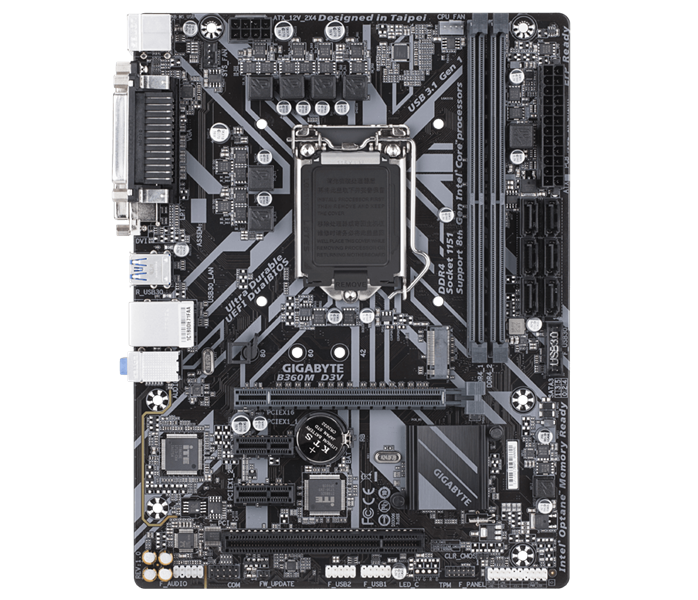 MAINBOARD GIGABYTE B360 D3V CŨ