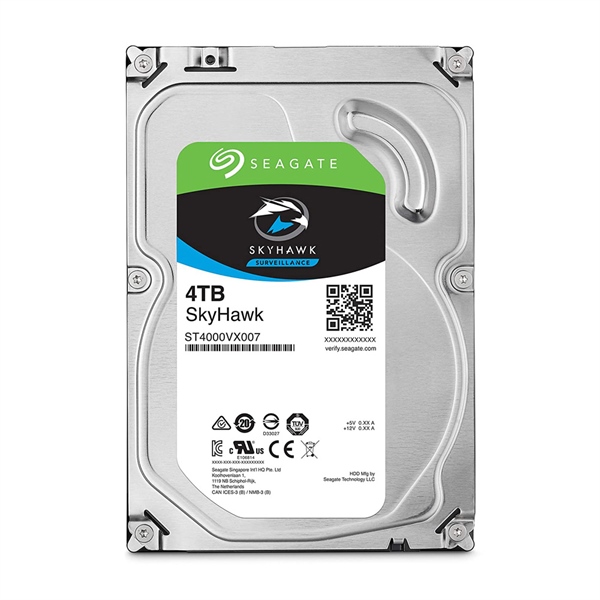 Ổ cứng HDD Seagate SkyHawk 4TB 3.5 inch 5900RPM, SATA3 6GB/s, 64MB Cache Mới Chính Hãng