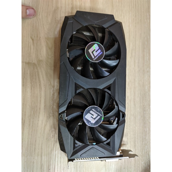 CARD VGA POWERCOLOR RX580 4GB D5 2 FAN CŨ