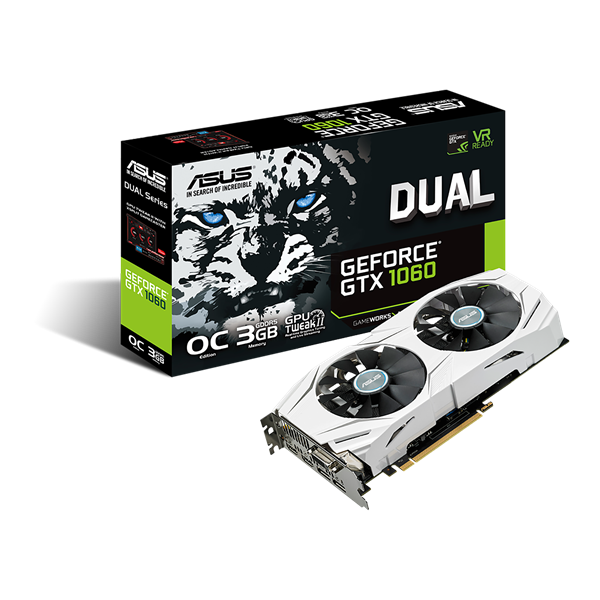 VGA ASUS GTX 1060 3GB GDDR5 192-bit 2Fan