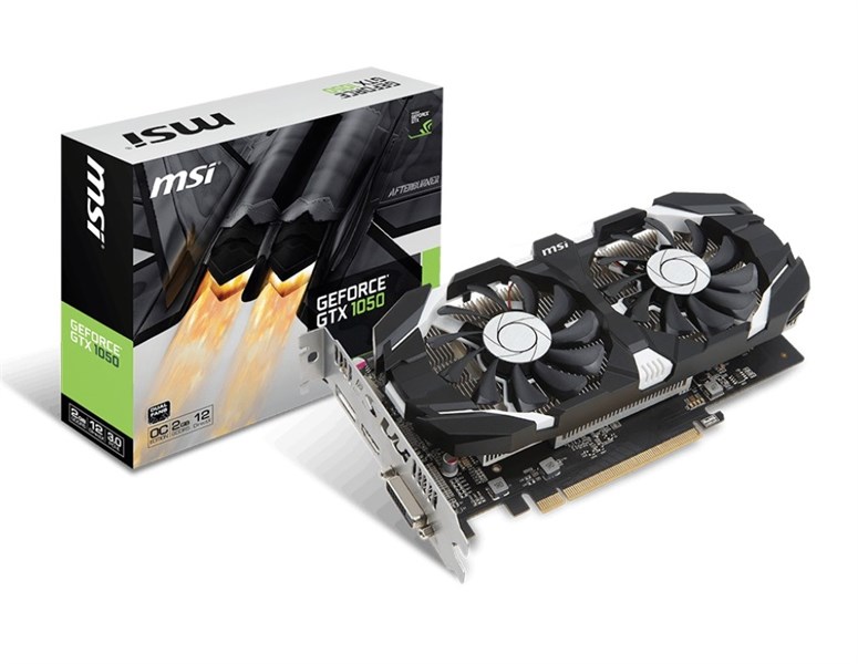 VGA MSI GTX 1050 2GB 2 FAN MỚI