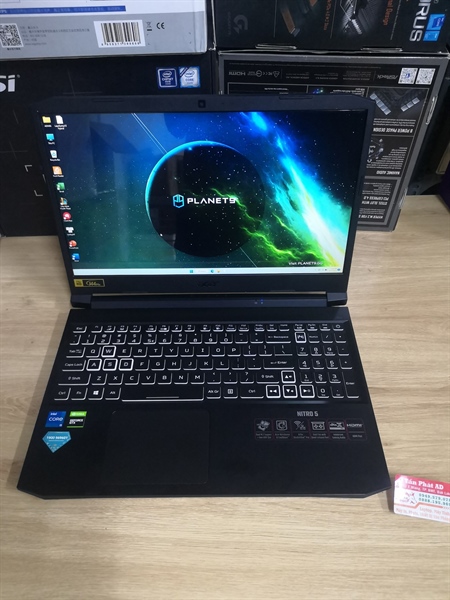 Laptop Acer Nitro 5 Gaming AN515 57 54MV i5 11400H/8GB/512GB/4GB RTX1650/144Hz