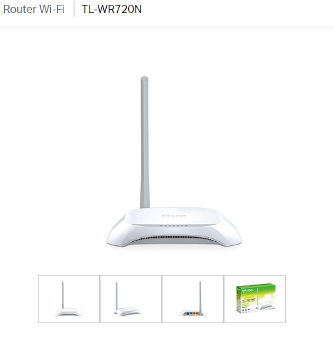 TL-WR720N Router chuẩn N không dây tốc độ 150Mbps