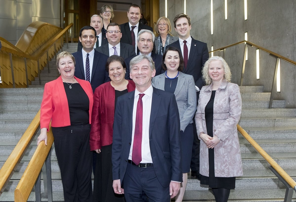 Richard Leonard Unveils Shadow Cabinet In Holyrood As Scottish