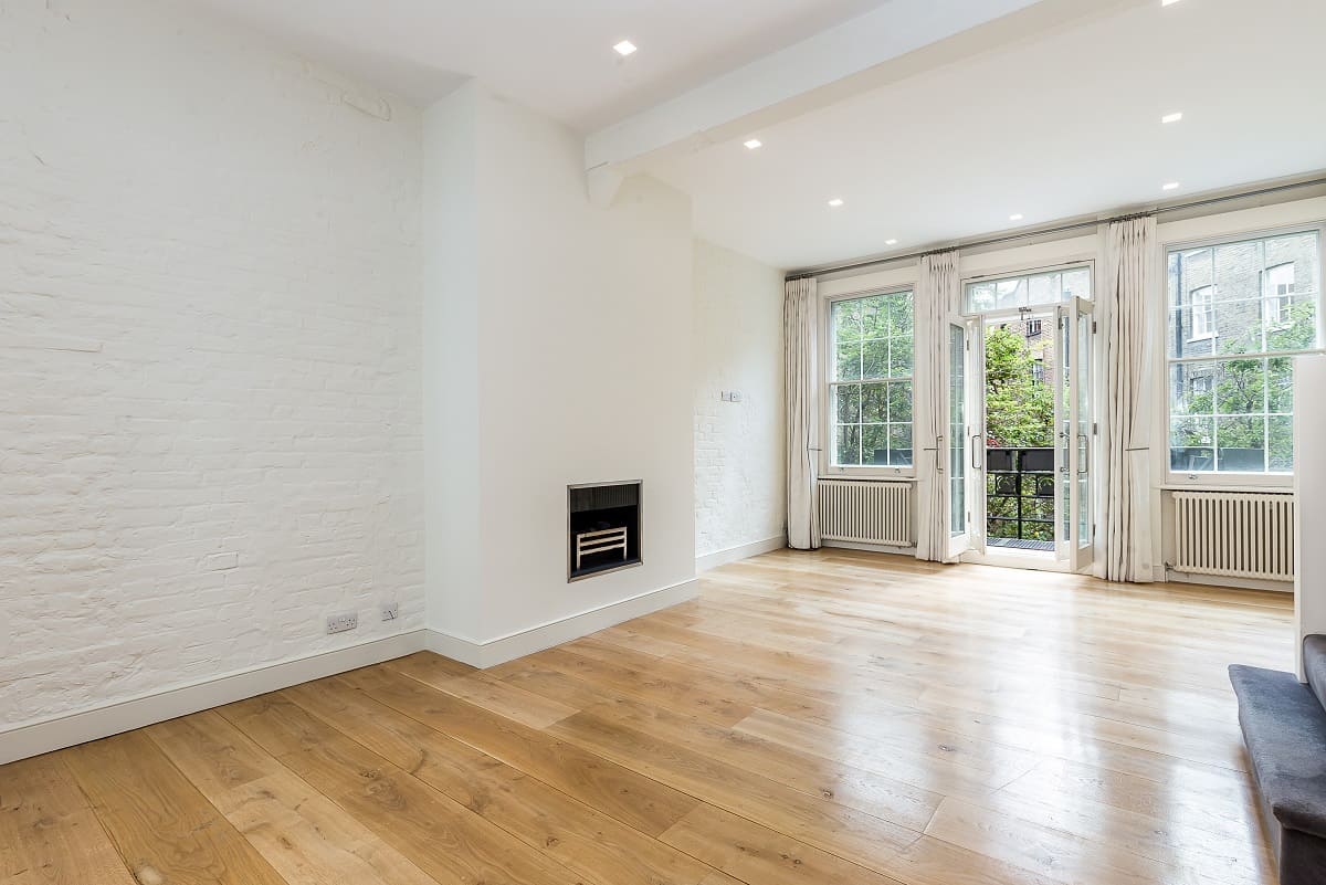 Living area, Alex James' former home in Covent Garden