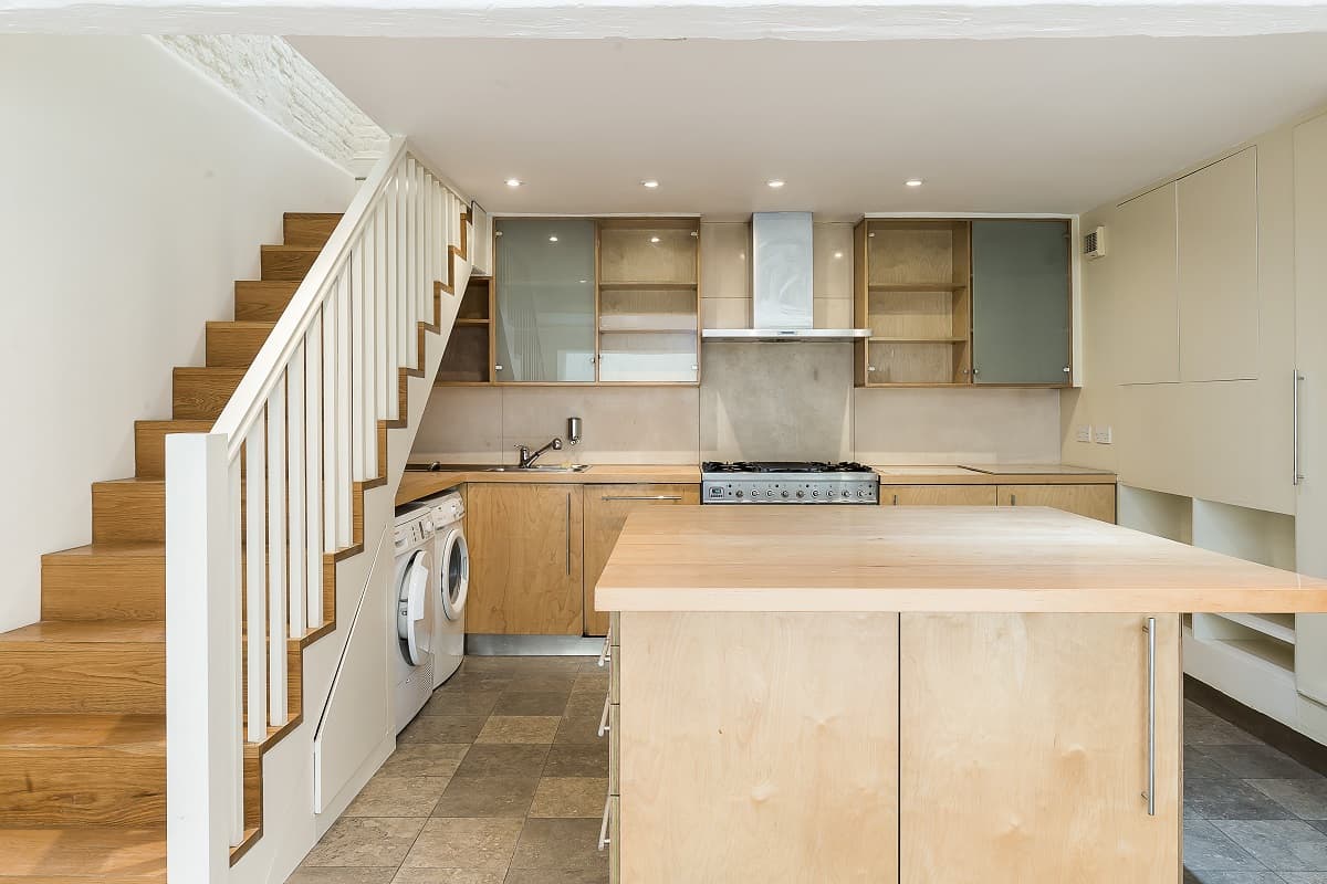 Kitchen, Alex James' former home in Covent Garden