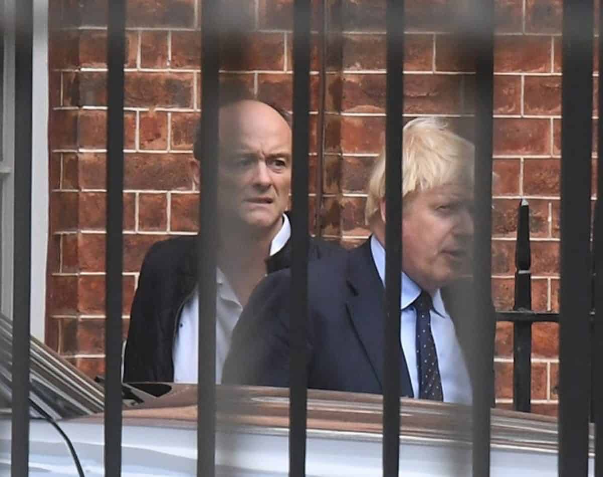 Dominic Cummings and Boris Johnson (PA)