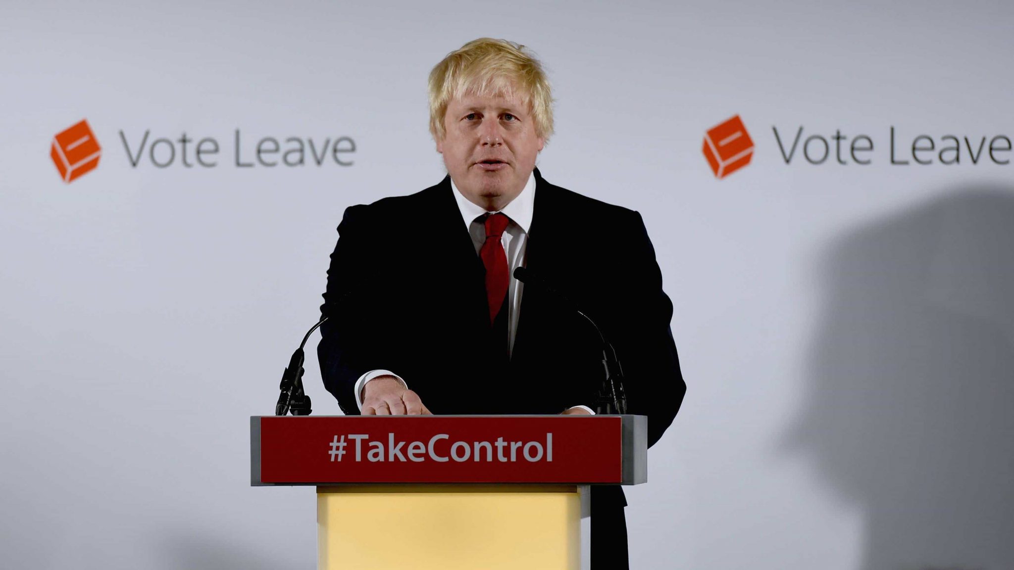 Boris Johnson campaigning for Vote Leave (PA)