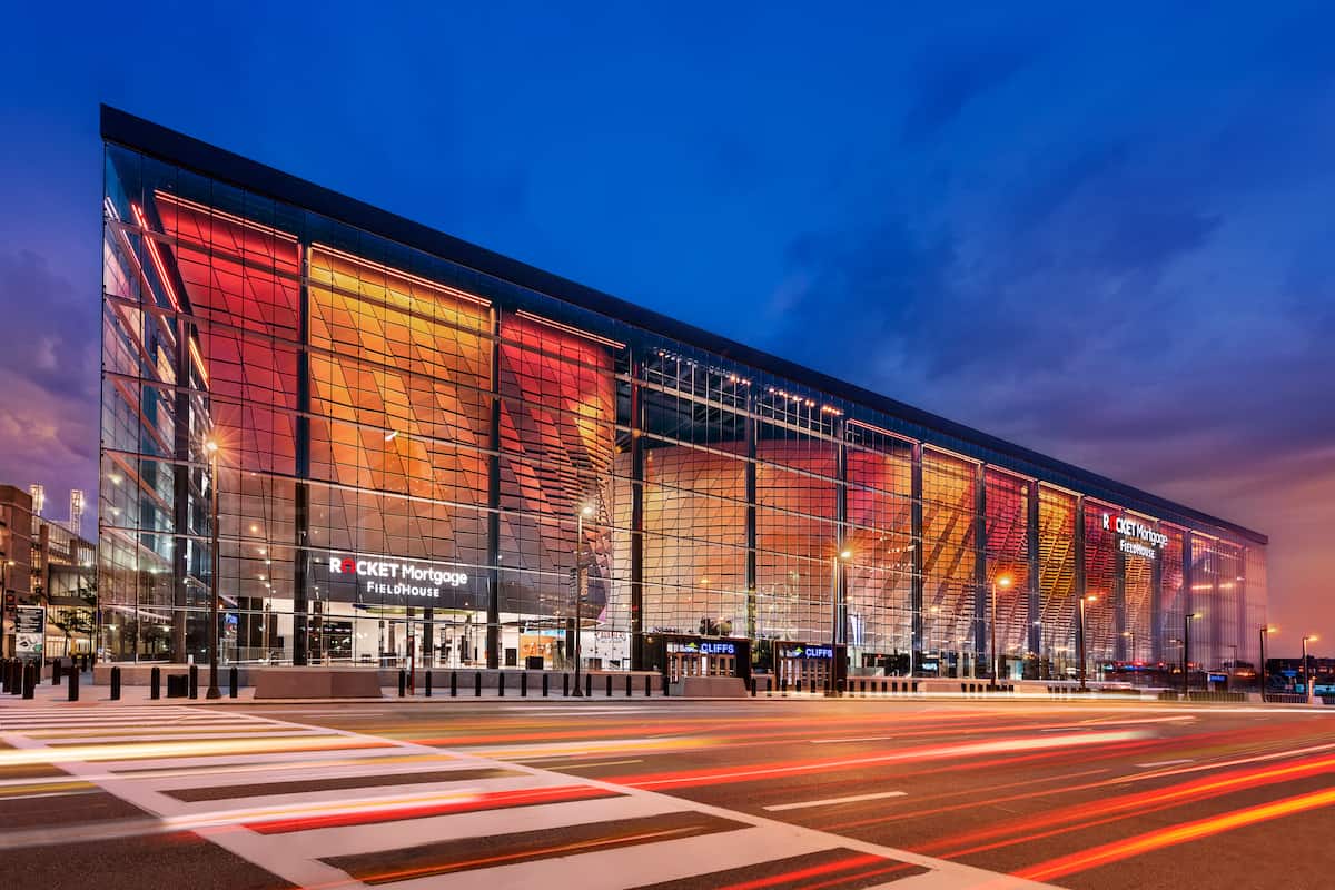 Rocket Mortgage FieldHouse Exterior_(C) Trepal Photography_Cleveland Caveliers