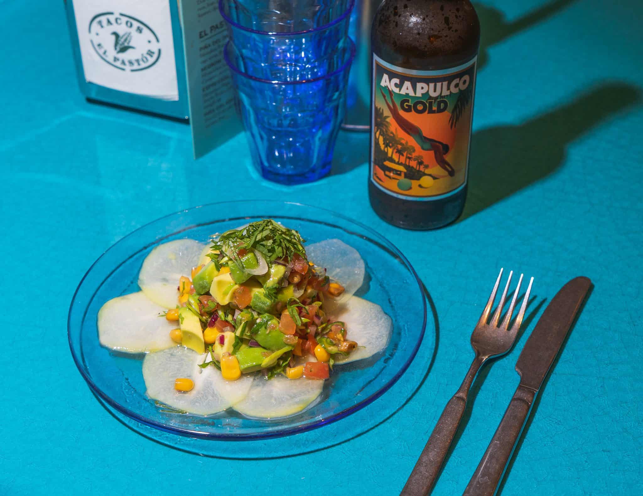 El Pastor Avocado and Chayote Ceviche