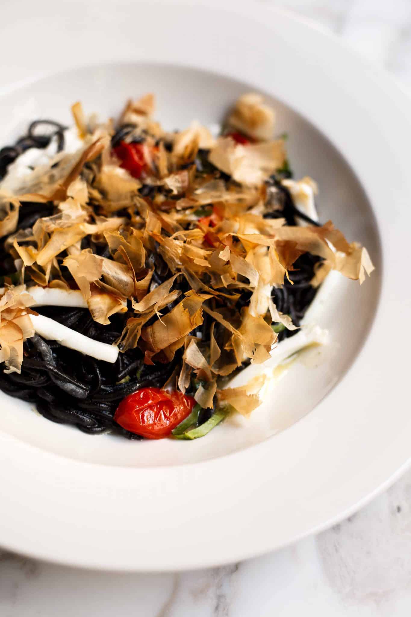 Bancon Golden Square squid ink tagliolini | Photo: Jade Nina Sarkhel