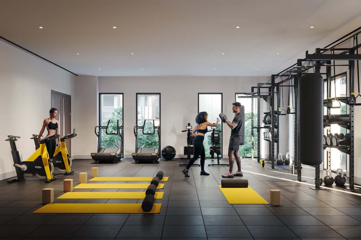 Residents private gym