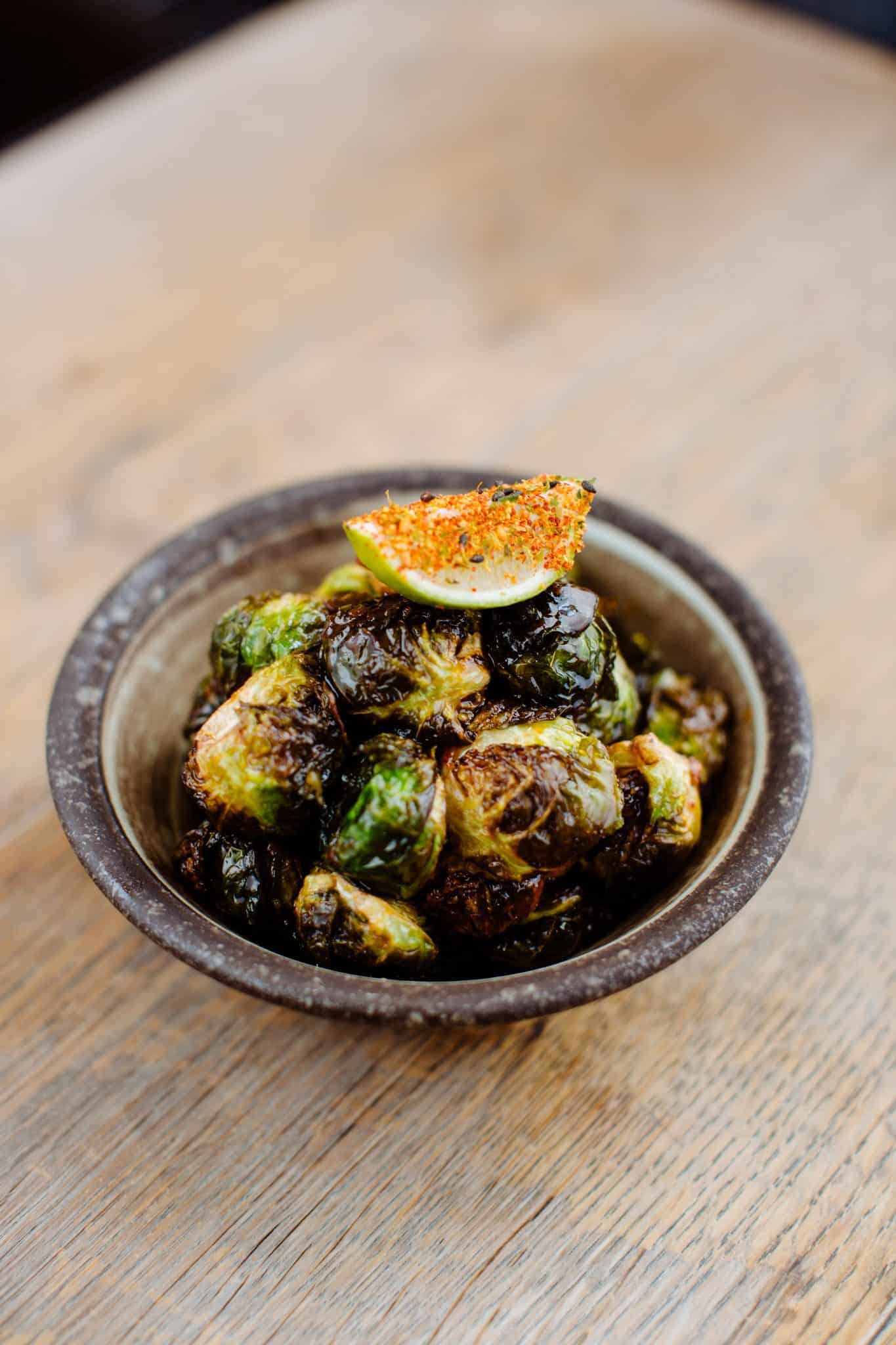 Pacific kimchi brussel sprouts