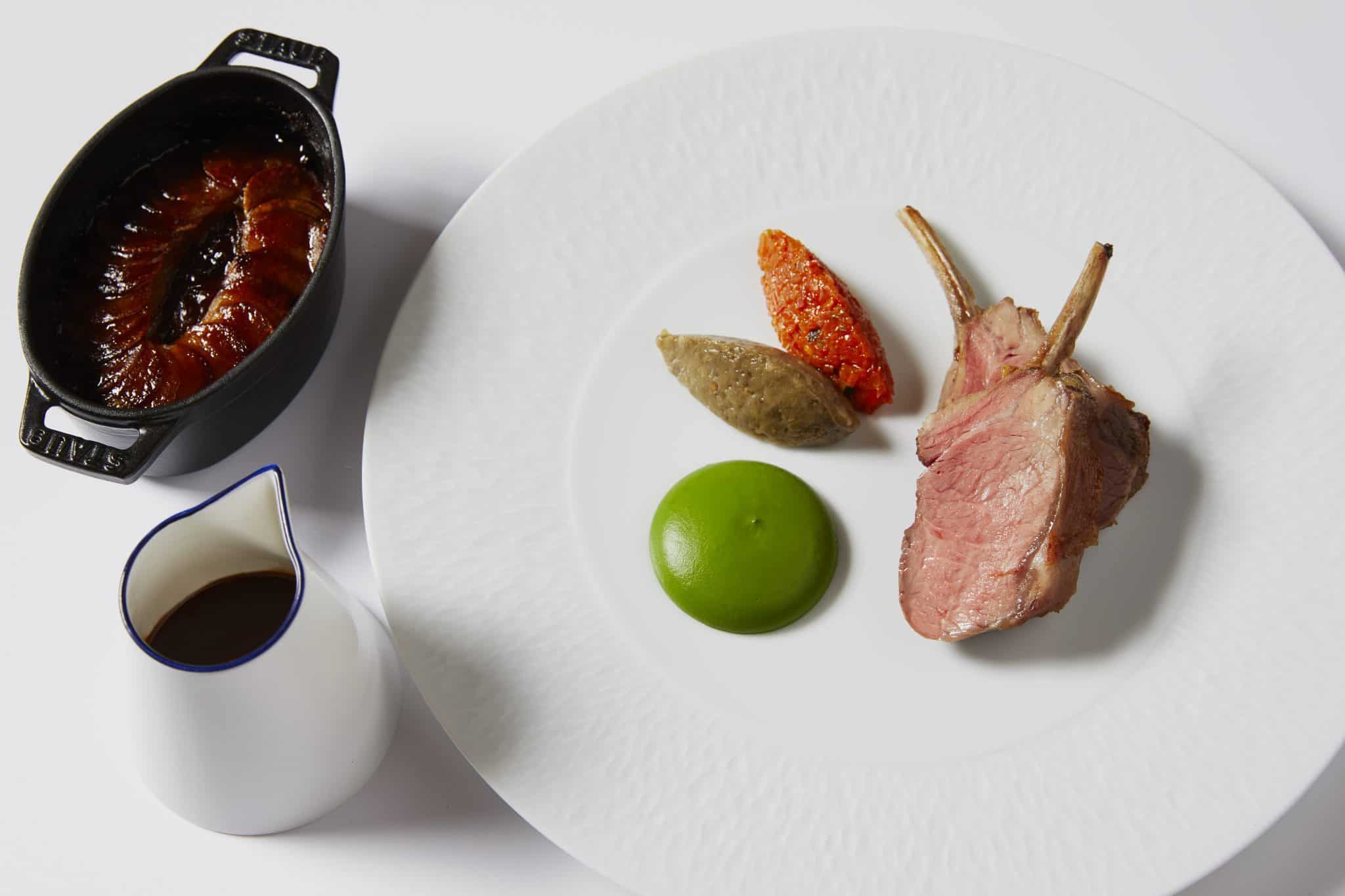 The Grill at The Dorchester-Herdwick lamb rack, ratatouille, with pomme boulangere-highres3