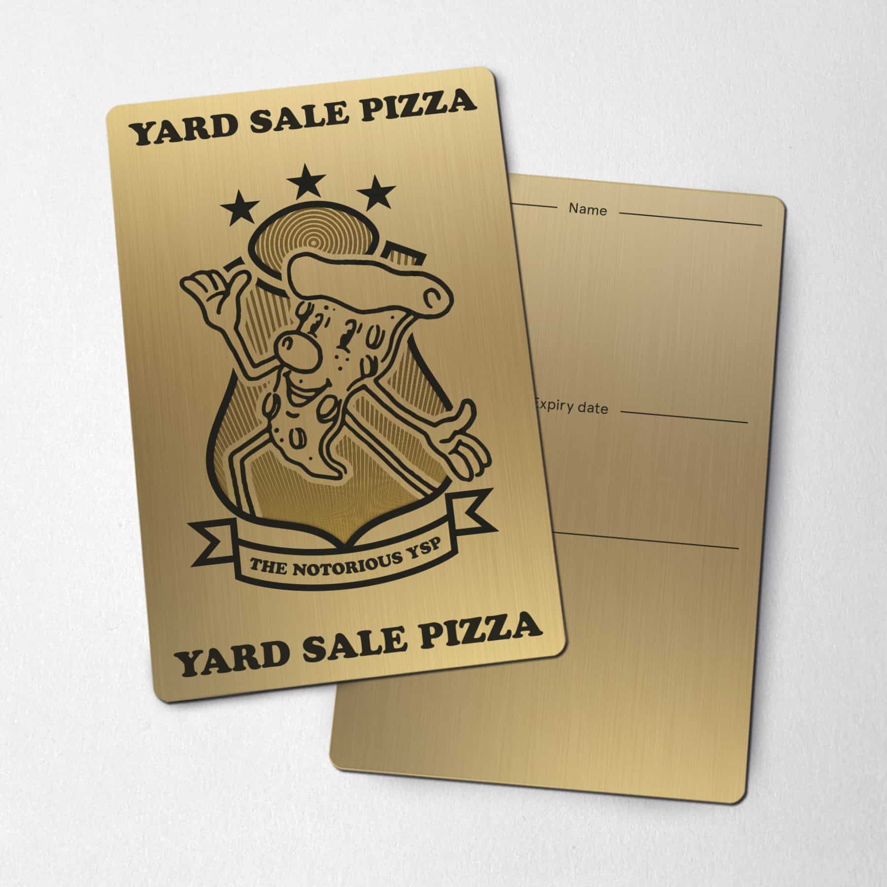 Yard Sale Pizza YSP Card