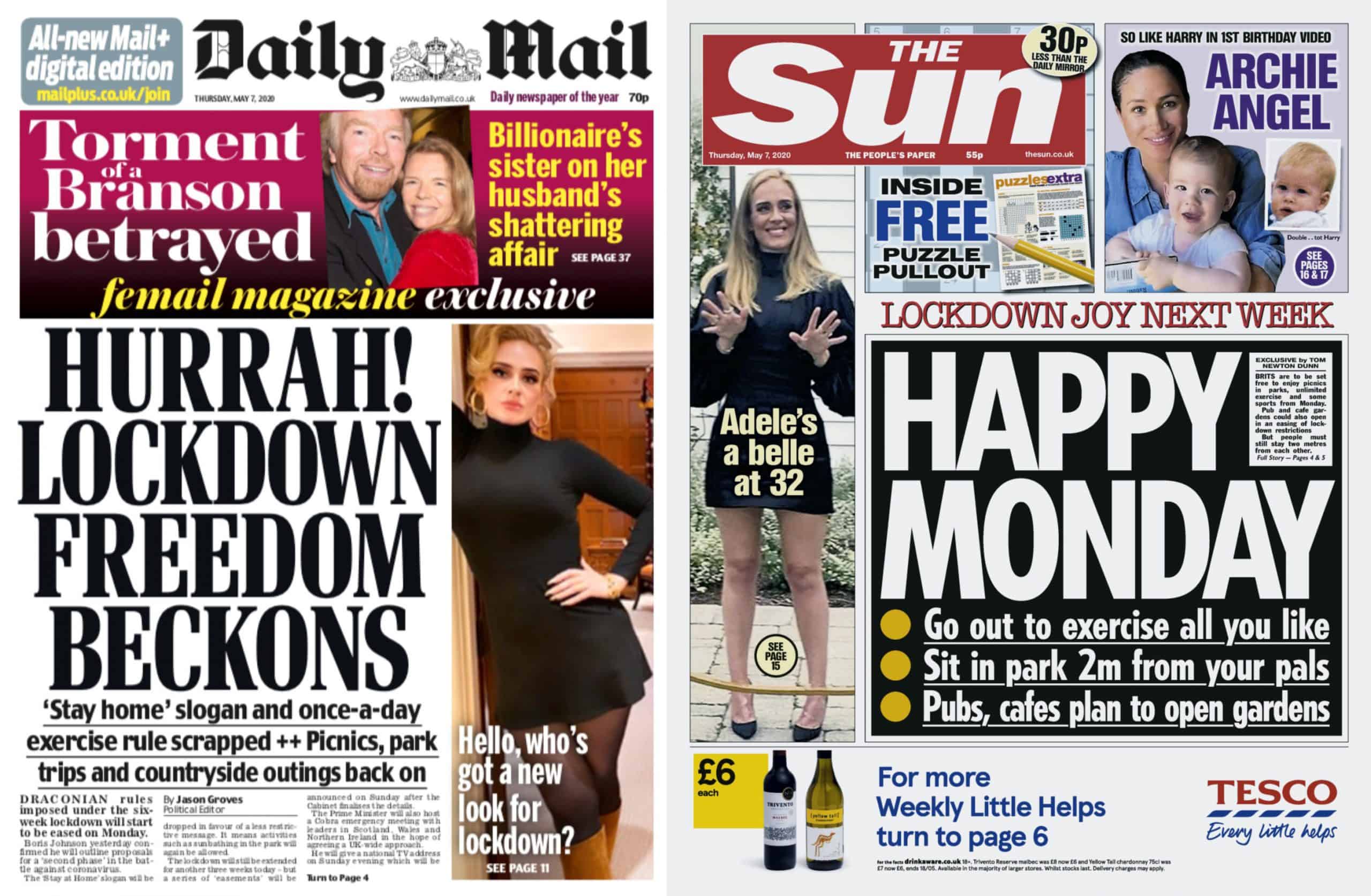 Uk Newspapers Revel As Freedom Beckons