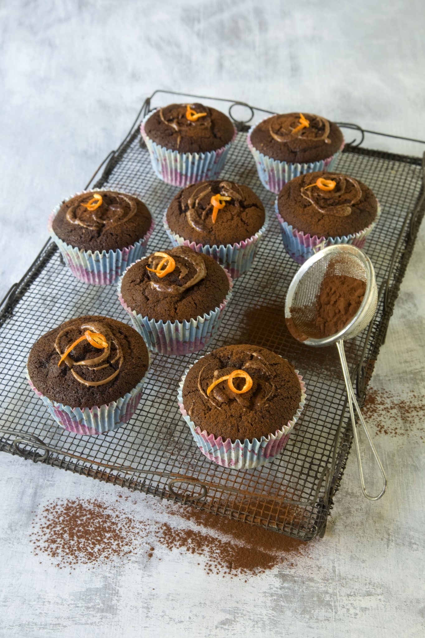 Alzheimer's Society Cupcake Day Vegan chocolate orange cupcakes