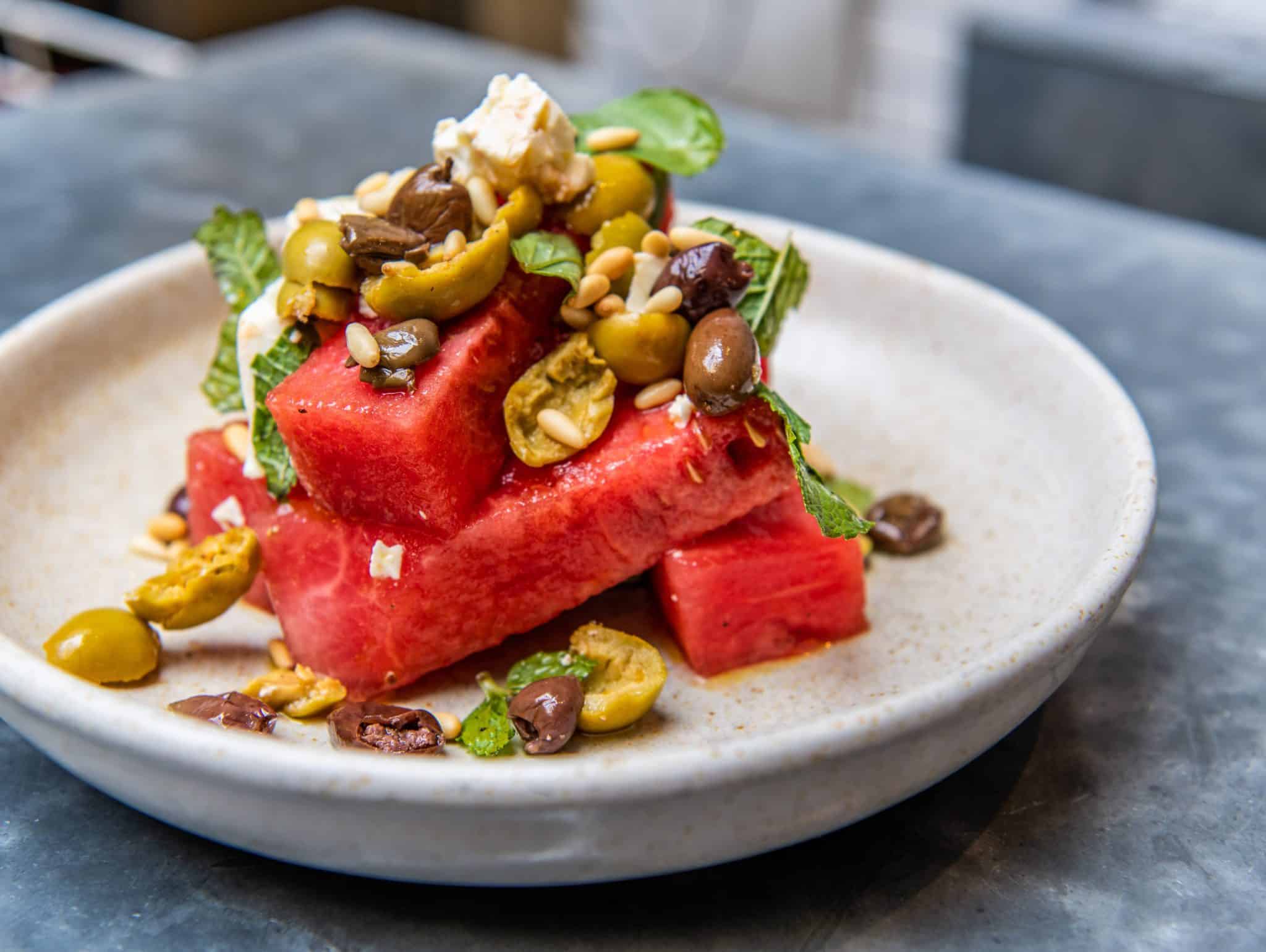 10 Greek Street barbecue recipes watermelon salad | Photo: Nic Crilly-Hargrave