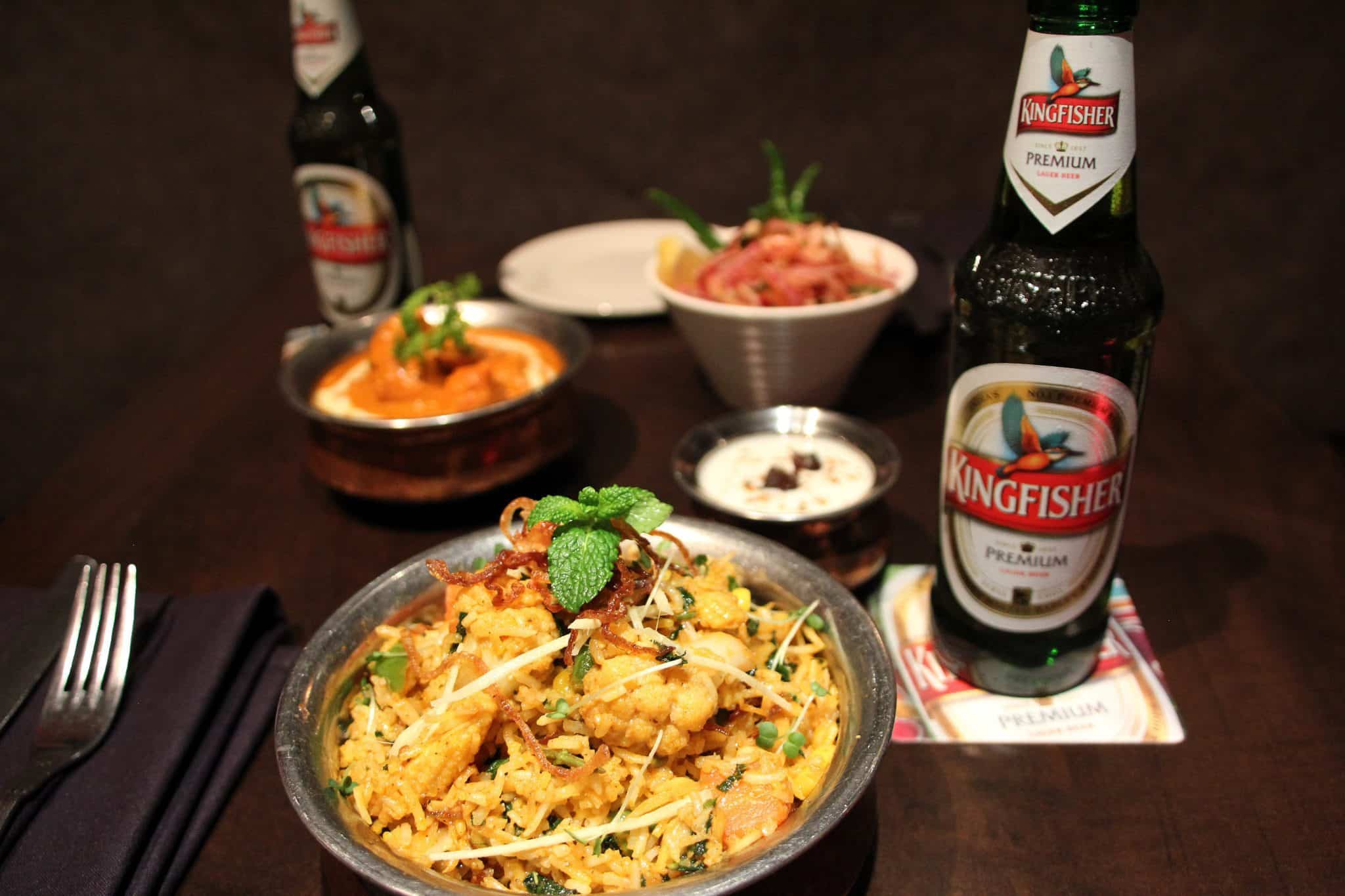 Kingfisher Beer curry houses