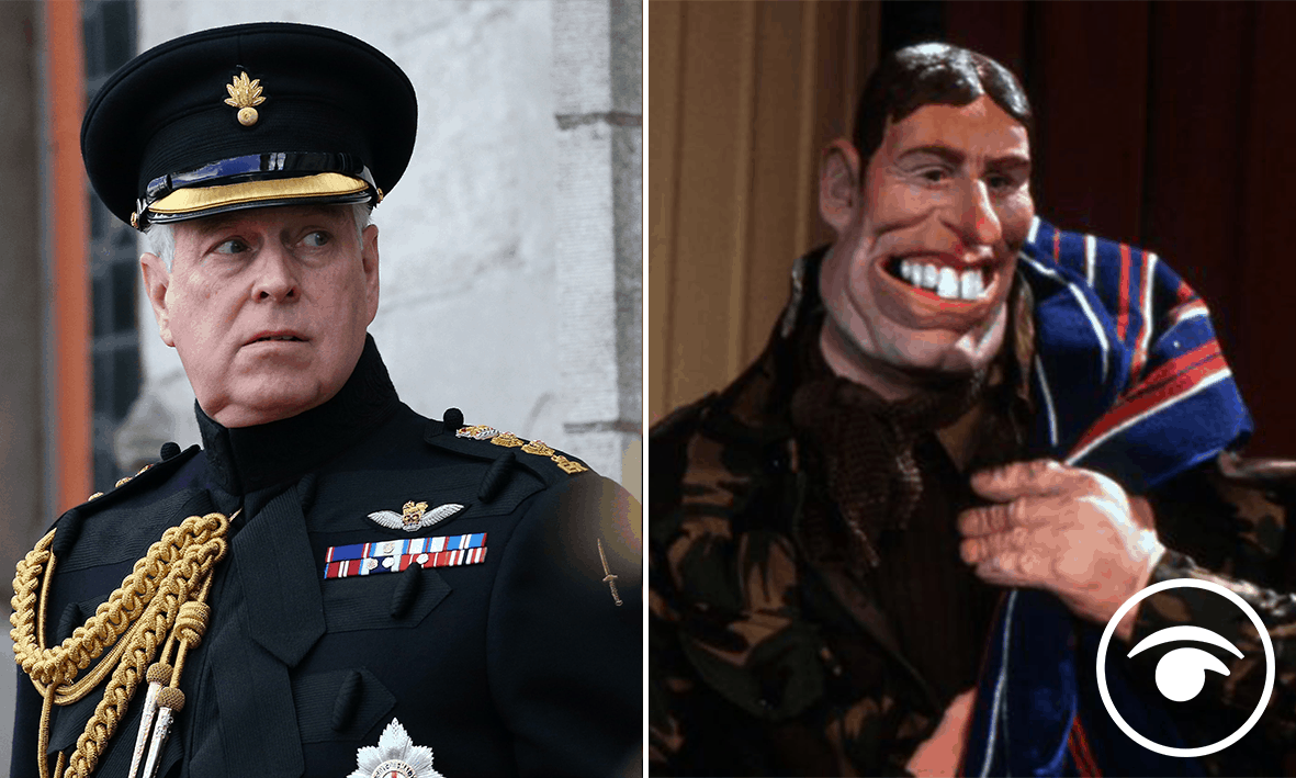 View Prince Andrew Spitting Image Puppets 2020 Images