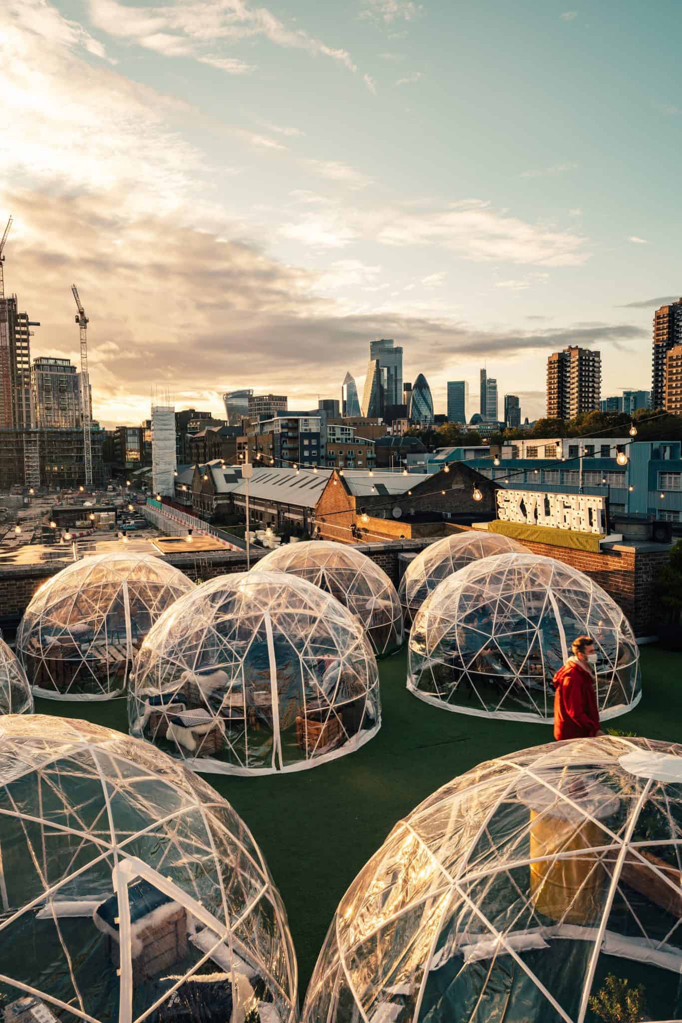 festive drink Skylight Igloos | Photo: Haydon Perrior