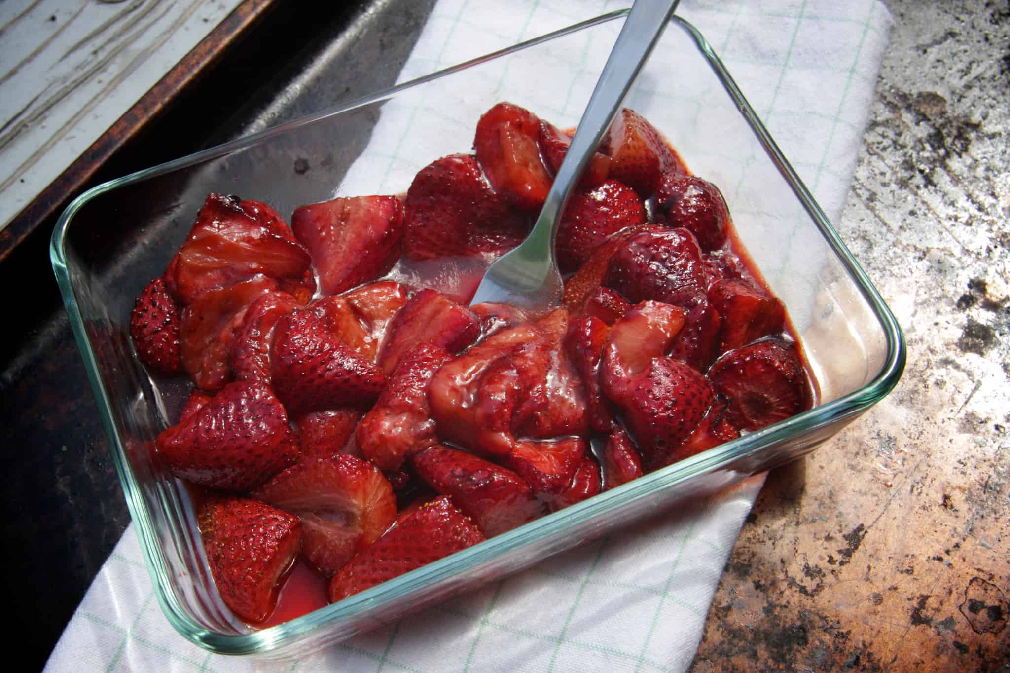 Balsamic strawberries unusual food pairings