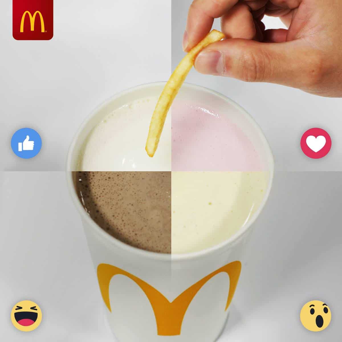 McDonald's fries and milkshake | Photo: McDonalds / Facebook