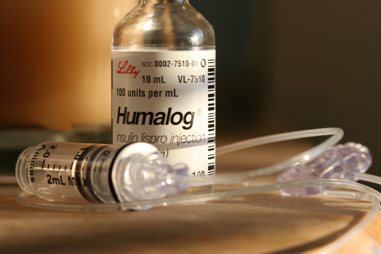 A bottle of insulin as seen on Friday, Jan. 25, 2008
