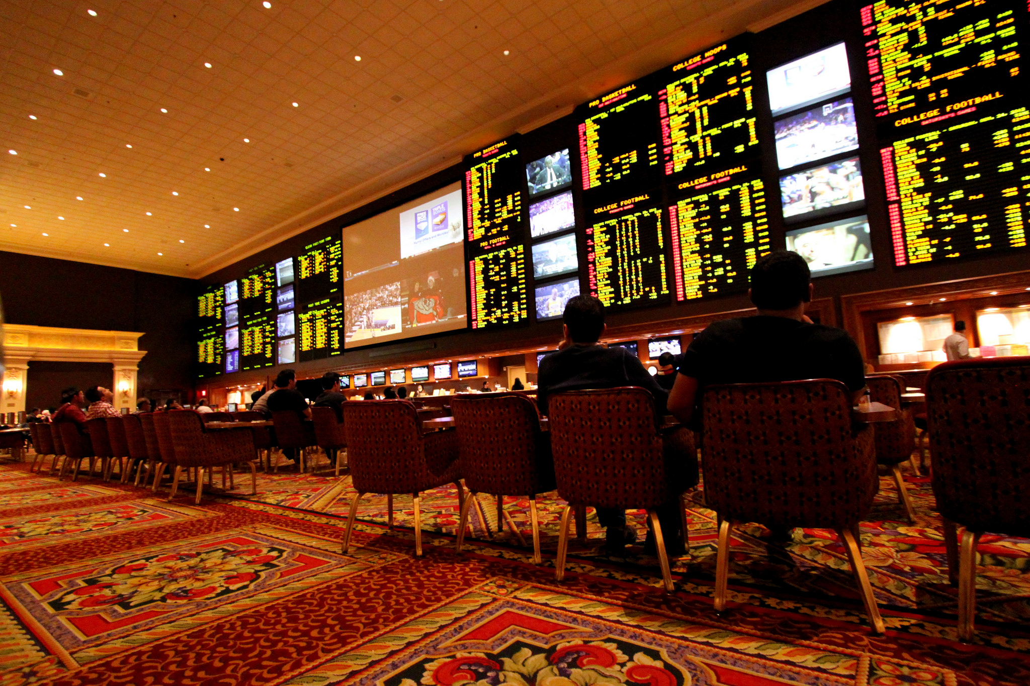 Sports book at Mandalay Bay in Las Vegas