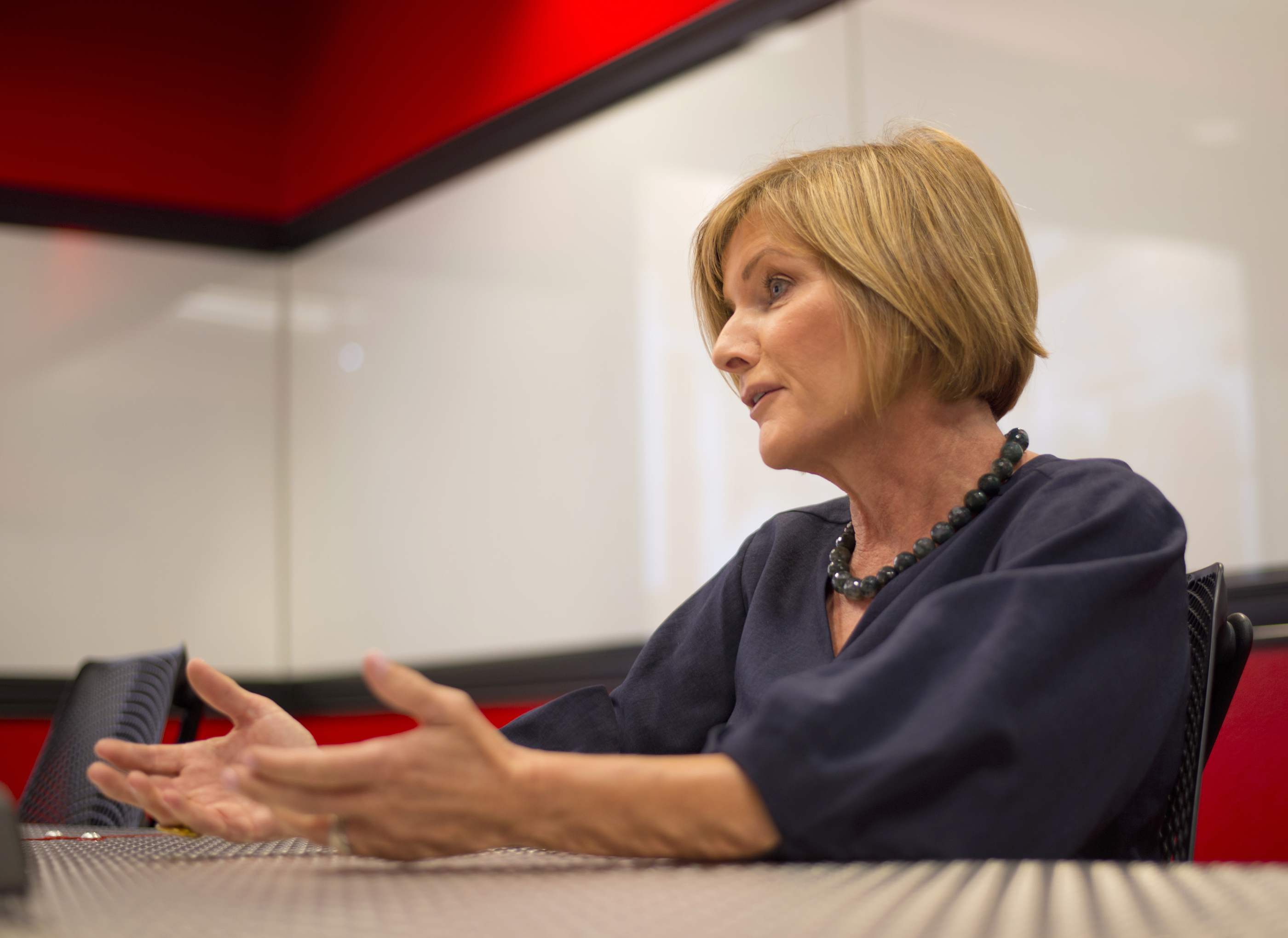 Democratic 3rd Congressional District candidate Susie Lee as seen during an interview inside The Innevation Center in Las Vegas